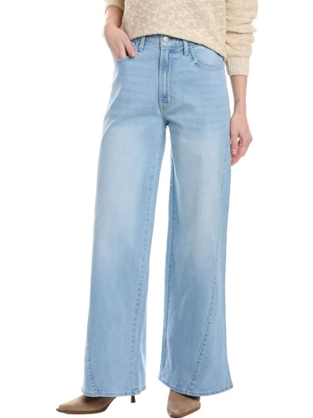 Hudson Jeans Jamie High-Rise Olga Wide Leg Jean